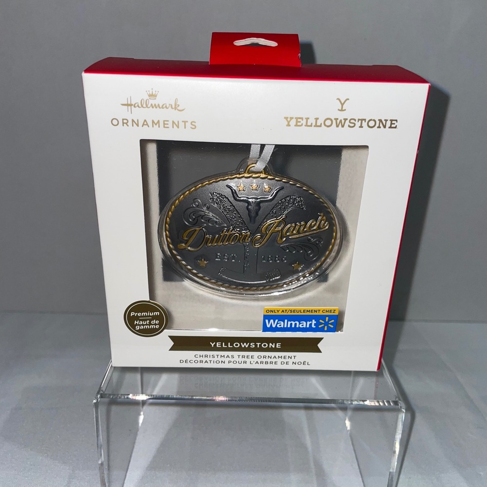 Hallmark Yellowstone Dutton Ranch Belt Buckle Christmas Ornament Walmart Exclu.